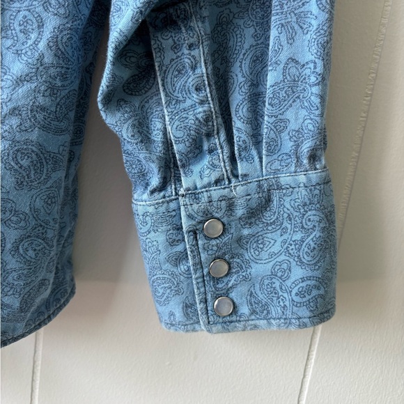 Wrangler Paisley Flame Resistant Shirt | Size XXL - Picture 7 of 11